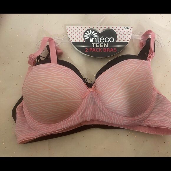 💥Inteco Teen underwire sexy fashion  Set Of 2 🥀Size : Bras 30B🎊 - Picture 2 of 15